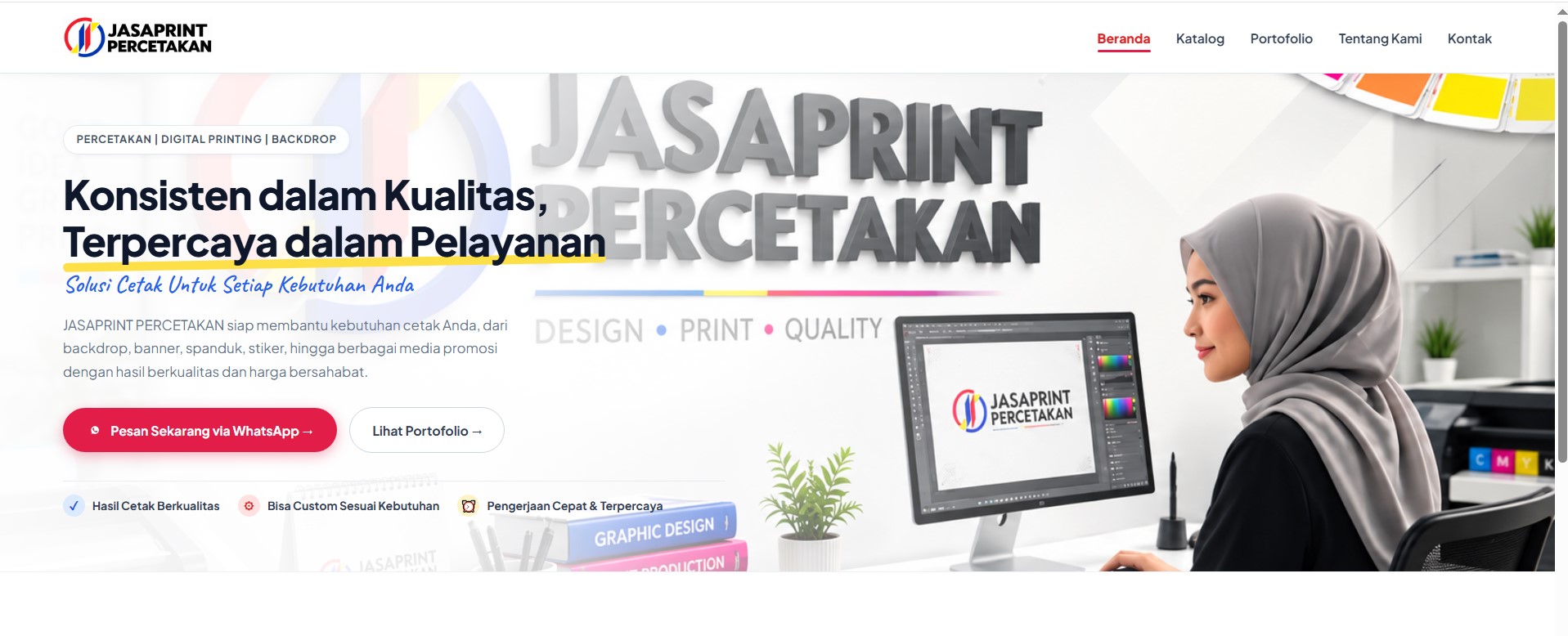 Katalog & Order Percetakan Digital